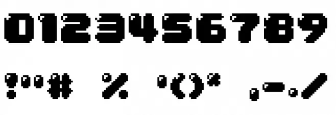 04b(RUS BY LYAJKA) 30 Font OTHER CHARS