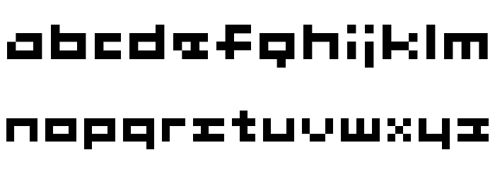 04b_03b Font LOWERCASE