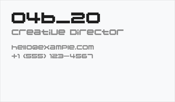 04b_20 Business Card