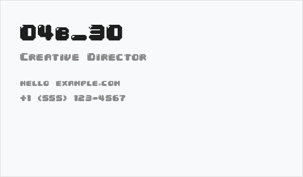 04b_30 Business Card