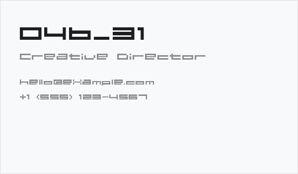 04b_31 Business Card