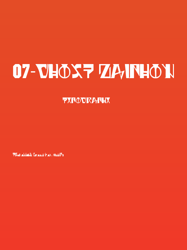 07-GHOST Zaiphon Poster