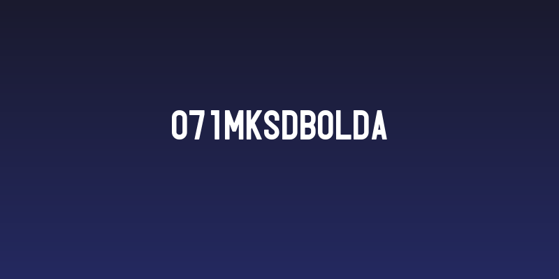 071MKSDBoldA Social Header