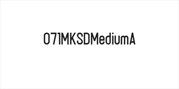 071MKSDMediumA Logo