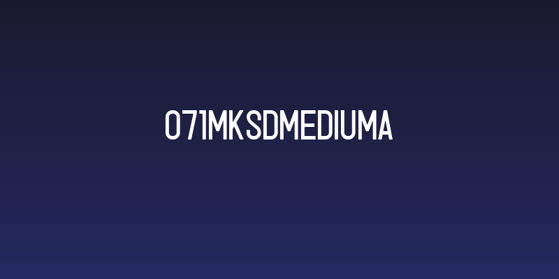 071MKSDMediumA Social Header