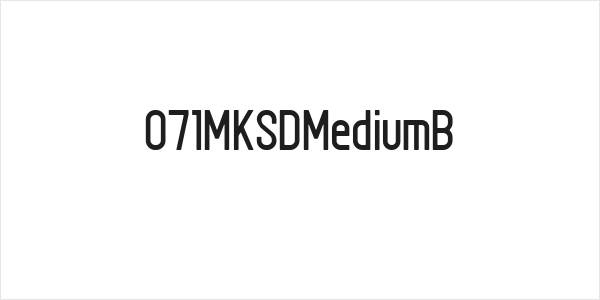 071MKSDMediumB Logo
