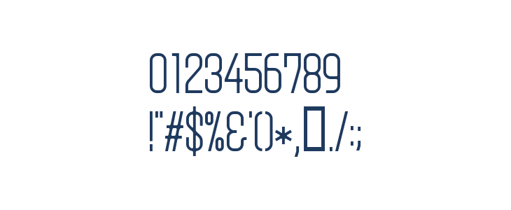 078MKSDMediumCondensed Other Characters