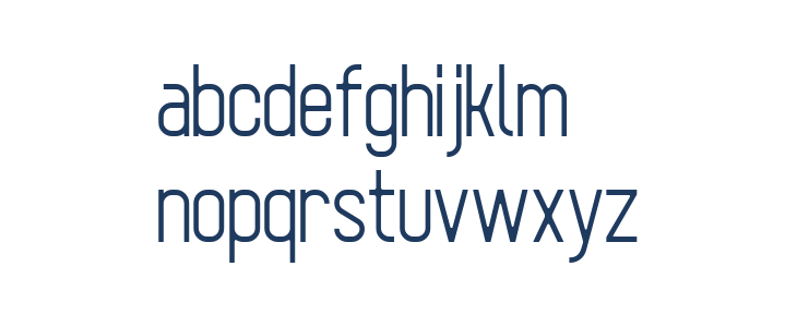 078MKSDMediumCondensed Lowercase
