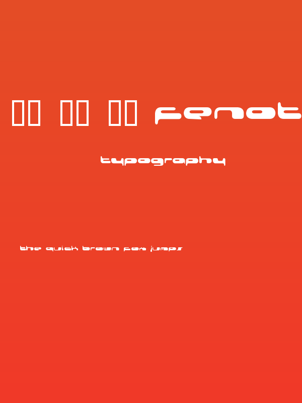 08 02 03 Fenotype Poster