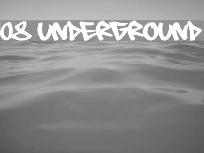 08 Underground Шрифта examples
