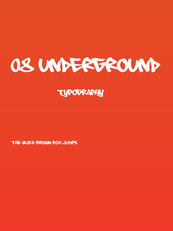 08 Underground Poster