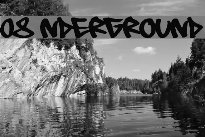 08 Underground Font examples