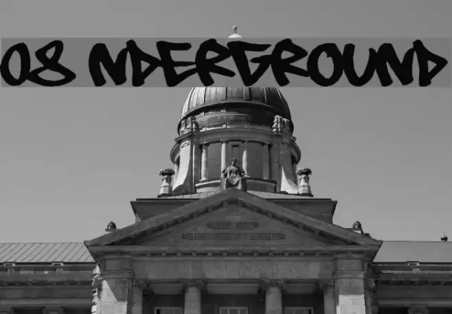08 Underground Font examples