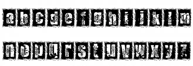 1 DIMENCION フォント 小文字