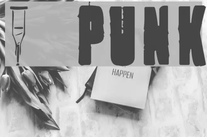 1 Punk Font examples