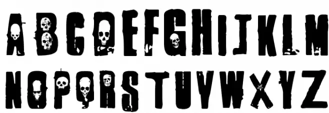 1 Punk Font Litere mici