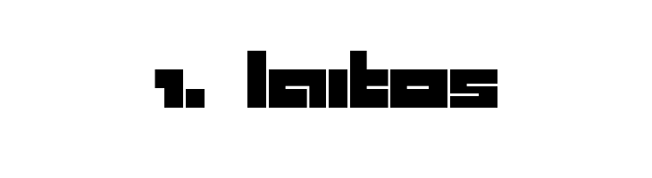 1. laitos Fonte