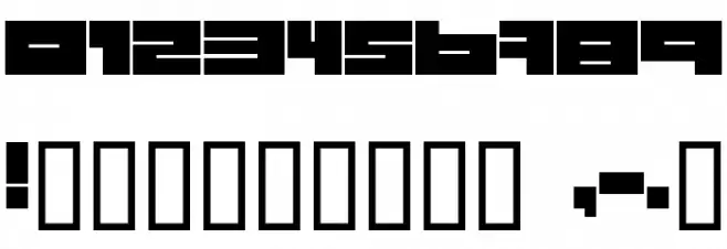 1. laitos Font Alte caractere
