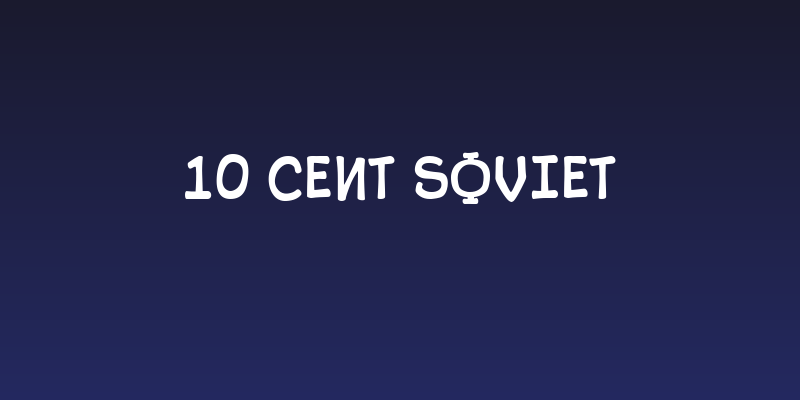 10 Cent Soviet Social Header