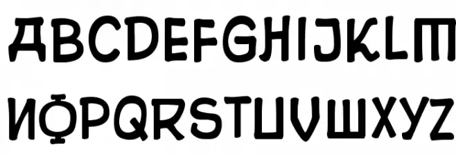 10 Cent Soviet Font Litere mici