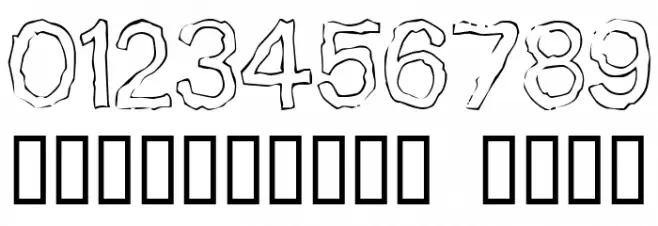 10 Minutes Font OTHER CHARS