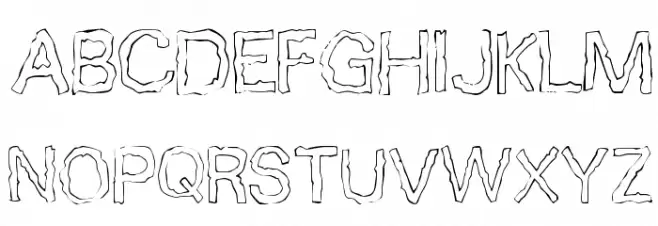 10 Minutes Font UPPERCASE
