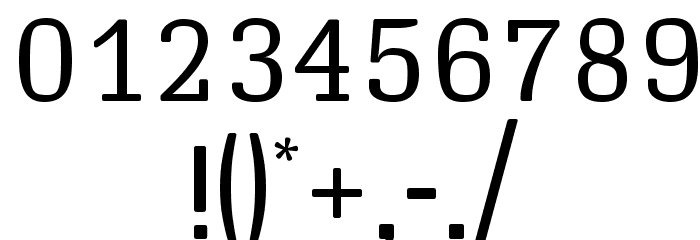 10 Muc Zeit Medium Font OTHER CHARS