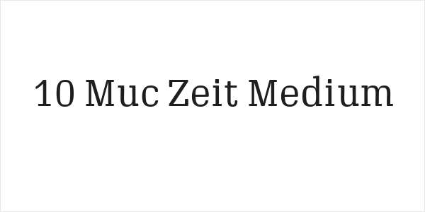 10 Muc Zeit Medium Logo