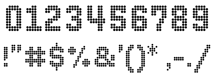10 Pixel Bold Font OTHER CHARS
