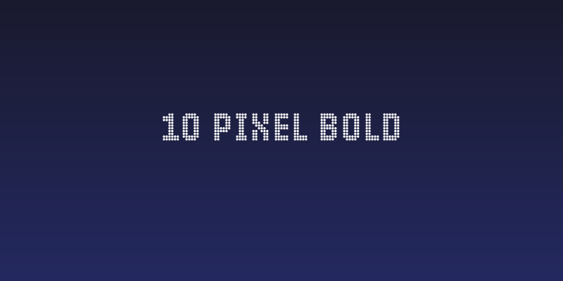 10 Pixel Bold Social Header