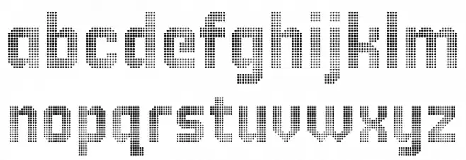 10 Pixel Regular خط أحرف صغيرة