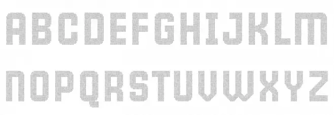 10 Pixel Thin 字体 大写