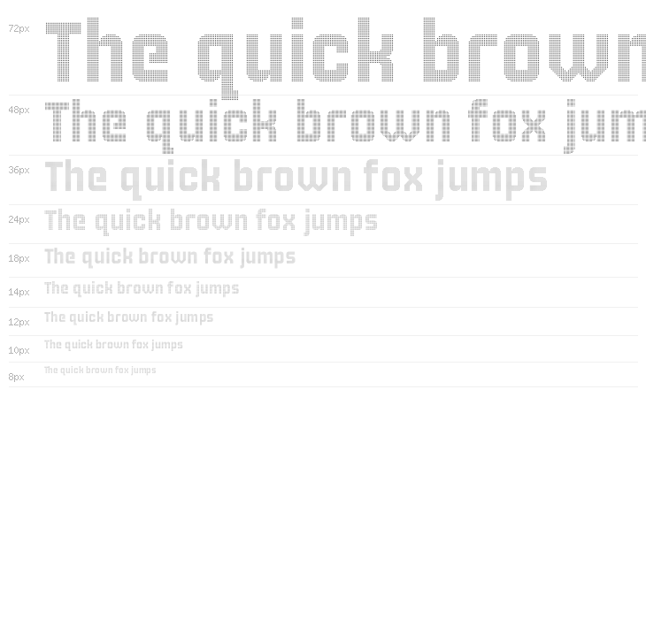 10 Pixel Thin Waterfall