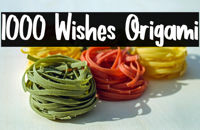 1000 Wishes Origami Example 3