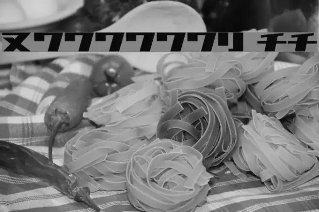 1000000volt Kana Font examples