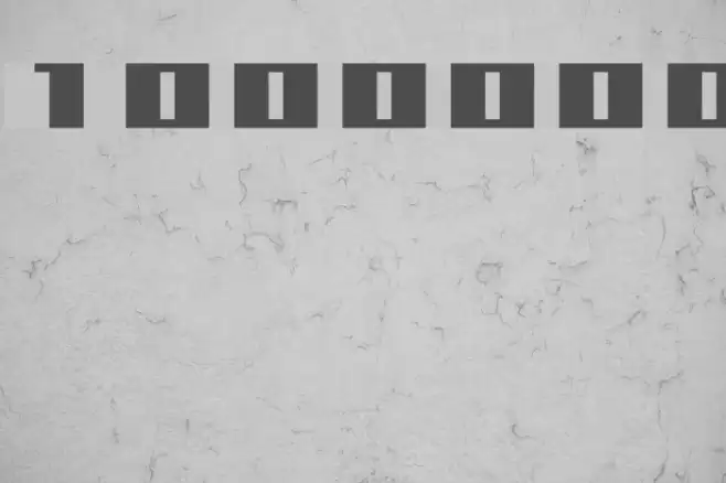 1000000volt Шрифта examples