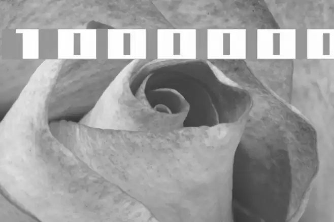 1000000volt Шрифта examples