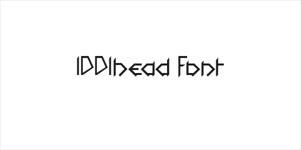 1001head Font Logo