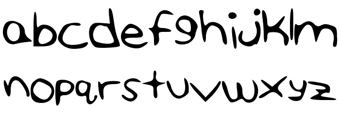 100Love Font LOWERCASE