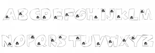 101! A Rose fer U Font UPPERCASE
