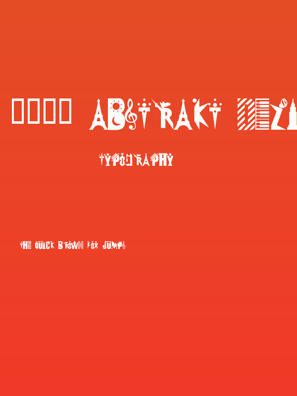 101! Abstrakt DeZign Poster