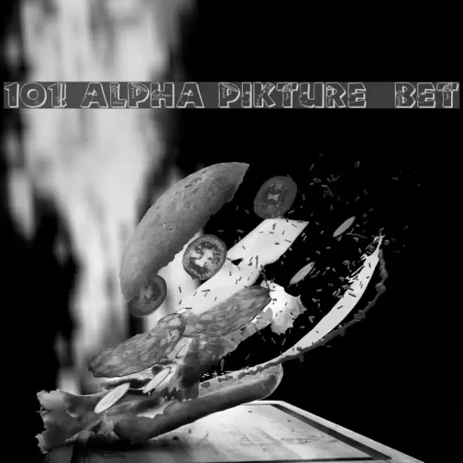 101! Alpha Pikture 'Bet Font examples