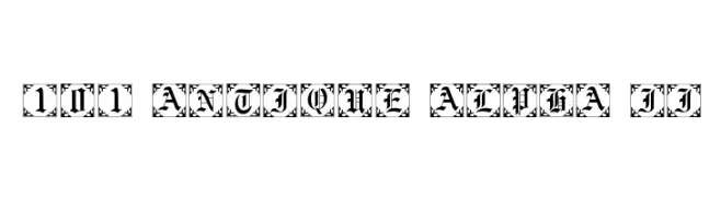 101! Antique Alpha II  Fuentes Gratis Descargar