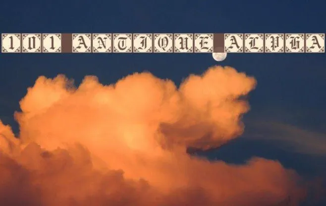 101! Antique Alpha Example 2