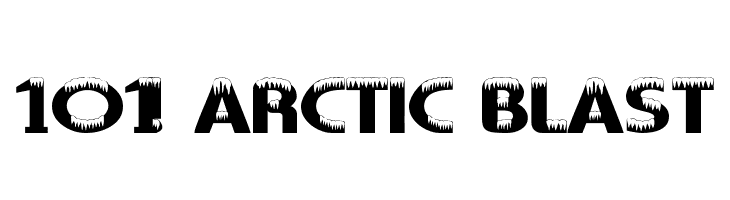 101! Arctic Blast  नि: शुल्क फ़ॉन्ट्स डाउनलोड