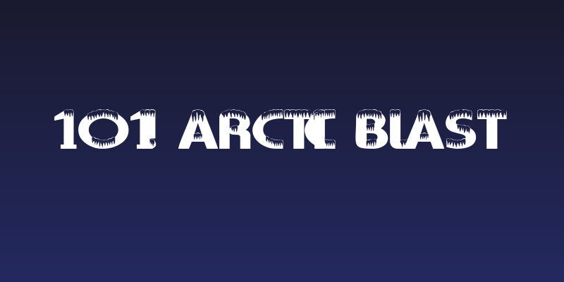 101! Arctic Blast Social Header