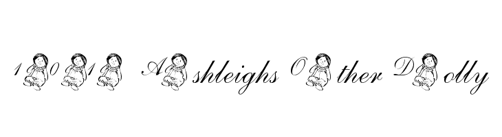 101! Ashleigh's Other Dolly  les polices de caractères gratuit tlcharger
