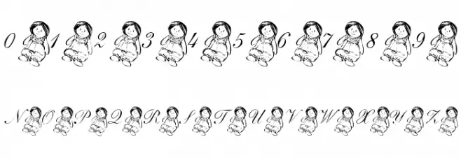 101! Ashleigh's Other Dolly Font OTHER CHARS