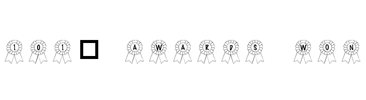 101! Awards Won Шрифта