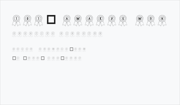 101! Awards Won Business Card
